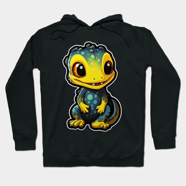 Cute Gecko - Gecko Mom Funny Geckos Hoodie by fromherotozero